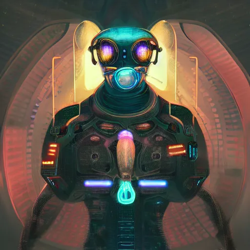 Prompt: portrait futuristic bee animal, in future cyberpunk sydney rooftop , sci-fi, fantasy, intricate, very very beautiful, elegant, human anatomy, neon light, highly detailed, digital painting, artstation, concept art, smooth, sharp focus, illustration, art by tian zi and WLOP and alphonse mucha