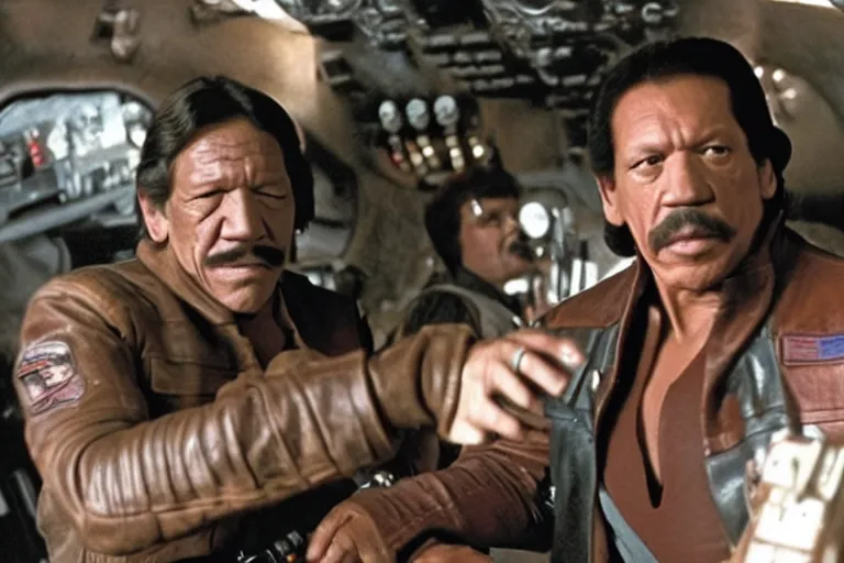 Image similar to danny trejo as han solo