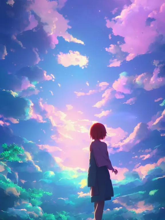 Prompt: a ultradetailed beautiful matte painting of a prismatic crystal absorbing the wonderful colors of the emotion around it to open the dream, anime art, high resolution 4 k, by makoto shinkai and beeple