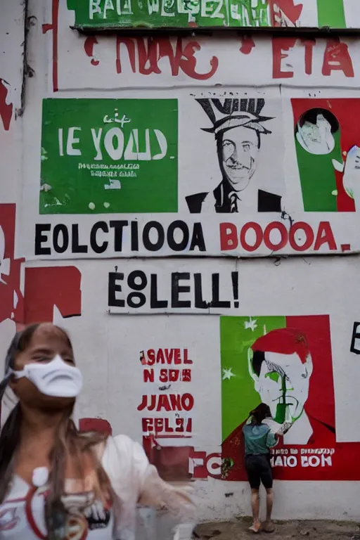 Prompt: wall poster for a electoral campaing about legalizing cannabis sativa in Brazil