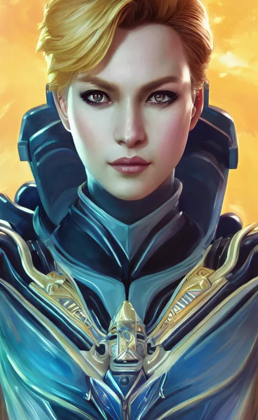 Image similar to symmetry!! portrait of sailor uranus! alien in the style of horizon zero dawn, machine face, intricate, elegant, highly detailed, digital painting, artstation, concept art, smooth, sharp focus, illustration, art by artgerm and ross tran and greg rutkowski and alphonse mucha, 8 k