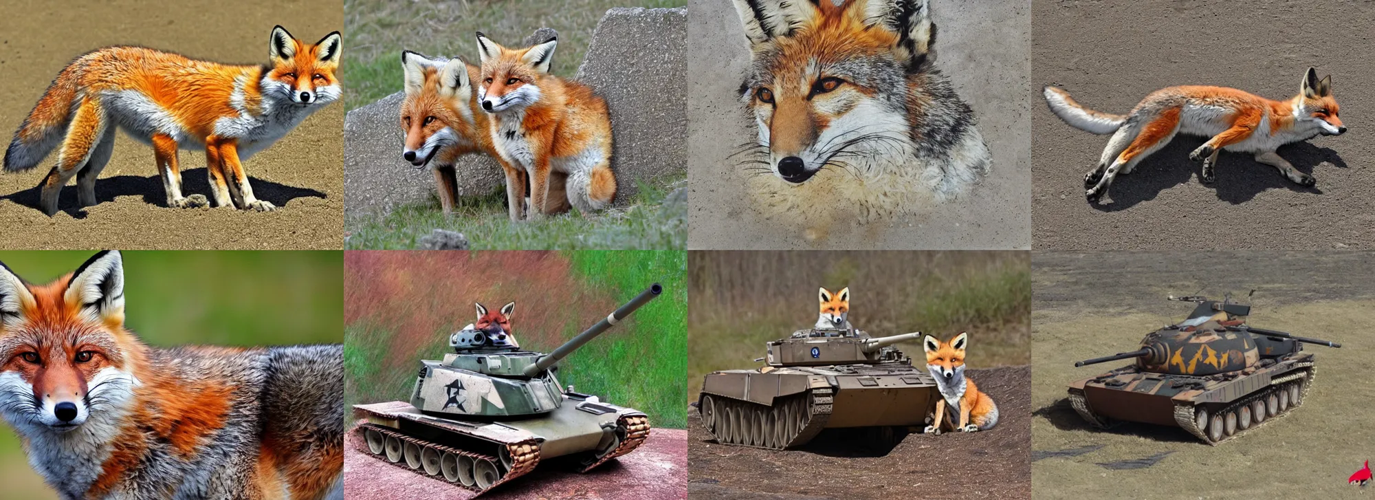 Prompt: tankfox