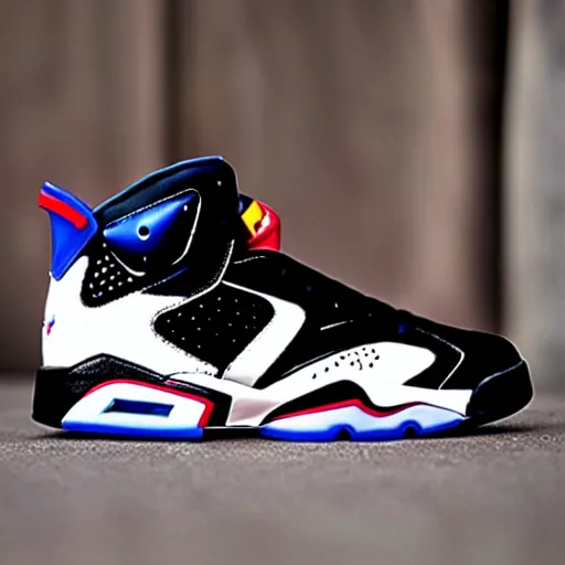 Image similar to spacejam jordan 6 basketball shoes 1990s edition collectors edition