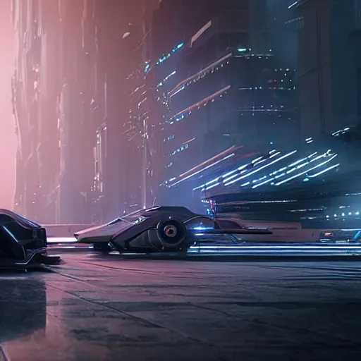 Prompt: sci-fi cars in blade runner 2049 full lenght baroque on the coronation of napoleon and point cloud in the middle and everything in style of zaha hadid architects and cyberpunk 2077 forms artwork by caravaggio unreal engine 5 keyshot octane lighting ultra high detail ultra hyper realism 8k 16k in plastic dark tilt shift full-length view