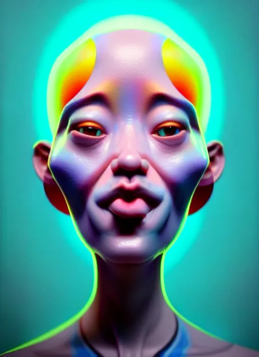 Image similar to colourful caricature - 3 d vfx art - of the sun, art style by james jean & hsiao - ron cheng, character concept art, unreal engine render, digital illustration, sharp, intricate detail, volumetric light, ray tracing, soft light, symmetric, pinterest, artstation, behance,