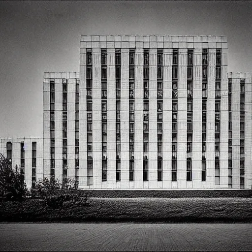 Prompt: “House of Soviets, Moscow, USSR, 2035. Photo by Anderson K.”