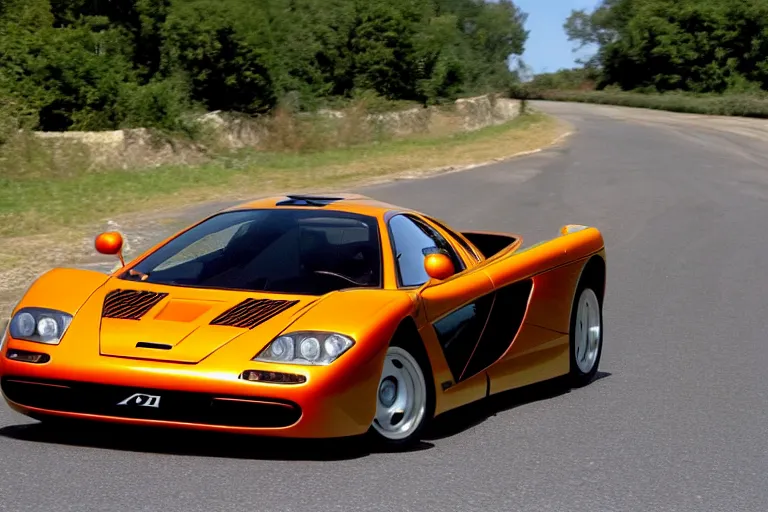 Prompt: film still of a McLaren F1 in Cars (2006), 8k,