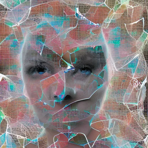 Prompt: overlayed digital media, double exposure, digital collage