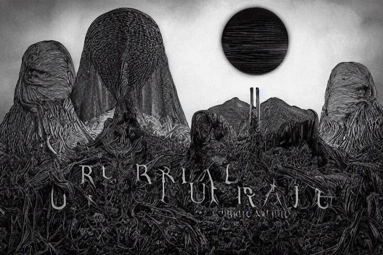 Image similar to burial'untrue'album cover, black and white, highly detailed