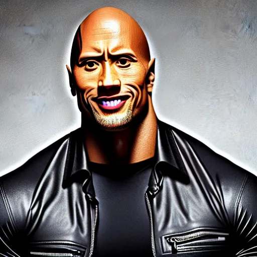 Image similar to dwayne johnson at album music cover