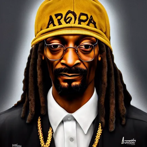 Prompt: Perfectly-centered portrait-photograph of Snoop Dogg with marijuana , lifelike, super highly detailed, professional digital painting, artstation, concept art, smooth, sharp focus, extreme illustration, Unreal Engine 5, Photorealism, HD quality, 8k resolution, cinema 4d, 3D, beautiful, cinematic, art by artgerm and greg rutkowski and alphonse mucha and loish and WLOP