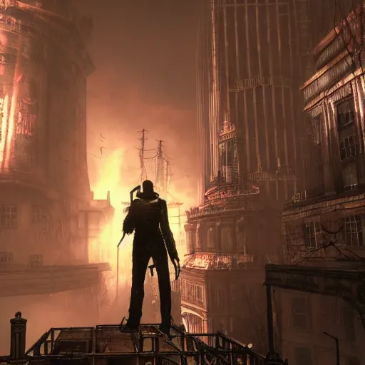 Prompt: city bioshock yharnam