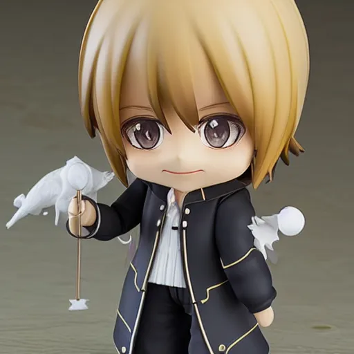 Prompt: lasse kroner, nendoroid, figurine, detailed product photo