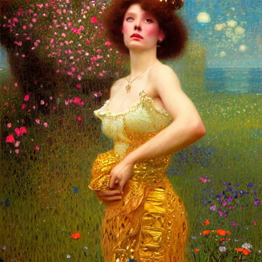 Image similar to portrait of a female lady cow wearing a dress. furaffinity farm fantasy highly detailed painting by gaston bussiere craig mullins jc leyendecker gustav klimt artgerm greg rutkowski john berkey, bergey, craig mullins, ruan jia, raymond swanland, jeremy mann, tom lovell, alex malveda