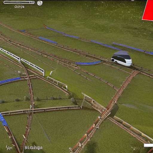 Image similar to Euro track simulator 2022 screenshot, realistic landscape of mid Europe