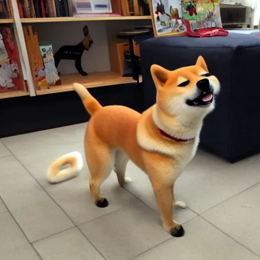 Prompt: shiba inu, pixar