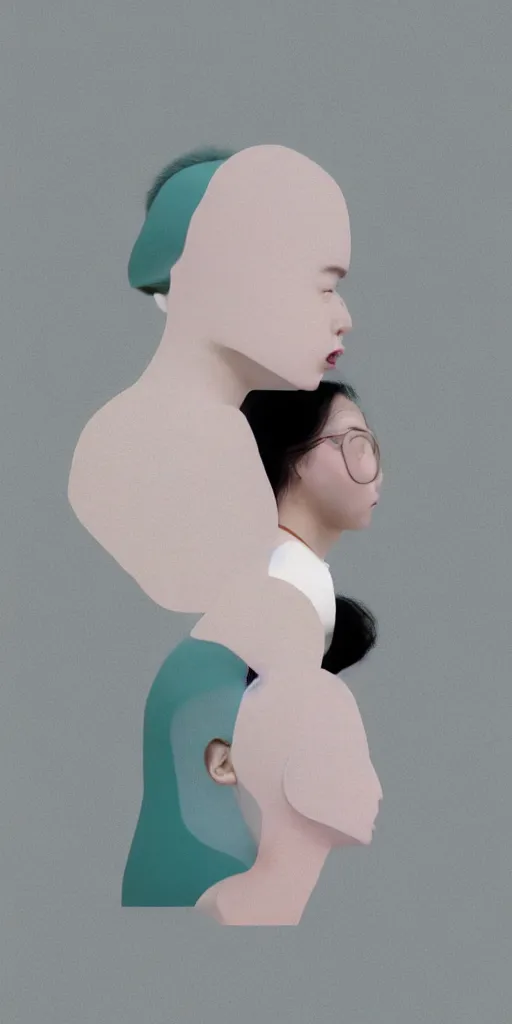 Prompt: 3d matte render, Hsiao-Ron Cheng, pastel colors, hyper-realism, pastel, polkadots, minimal, simplistic, amazing composition, woman, vaporwave, wow, Gertrude Abercrombie, Beeple, minimalistic graffiti masterpiece, minimalism, 3d abstract render overlayed, black background, psychedelic therapy, trending on ArtStation, ink splatters, pen lines, incredible detail, creative, positive energy, happy, unique, negative space, pure imagination painted by artgerm