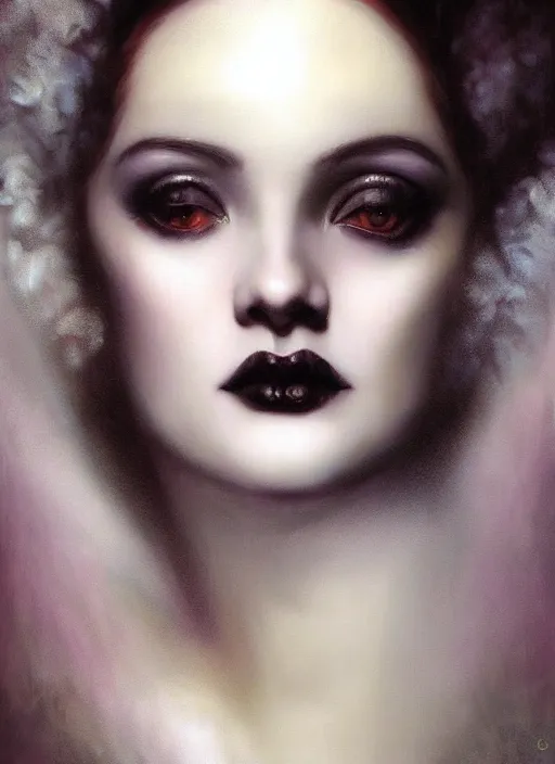 gothic princess closeup face portrait. by casey baugh, | Stable ...