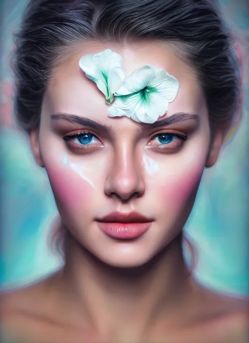 Prompt: photo of a gorgeous young woman in the style of stefan kostic and david la chapelle, yogurt, realistic, sharp focus, 8 k high definition, 3 5 mm film photography, photo realistic, insanely detailed, intricate, elegant, art by stanley lau and artgerm