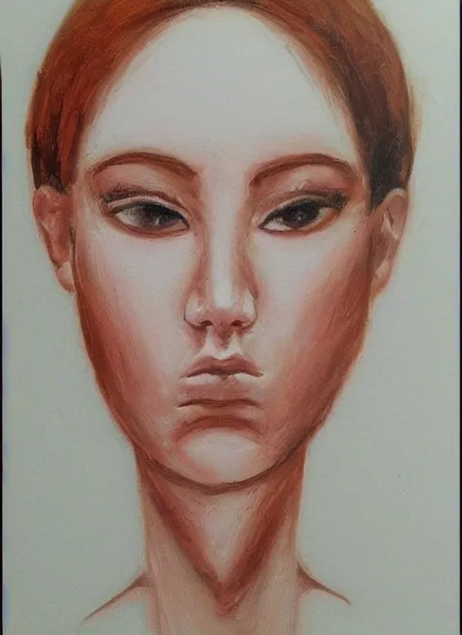 Image similar to Female face portrait. reddit.com/r/Art/top/?sort=top&t=all