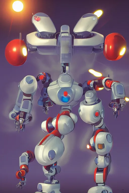 Image similar to metabots medabots medarotto medarot robot minimalist comics, behance hd by jesper ejsing, by rhads, makoto shinkai and lois van baarle, ilya kuvshinov, rossdraws global illumination ray tracing hdr radiating a glowing aura