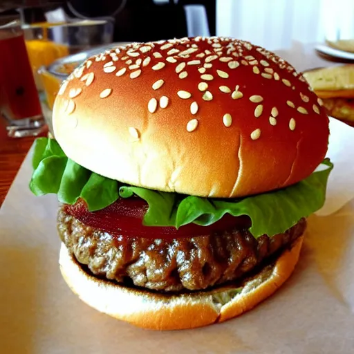 Image similar to tastiest hamburger you've ever seen