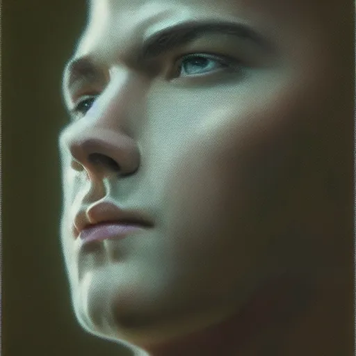 Prompt: erwin smith, oil painting, octane render, 8 0 s camera, portrait