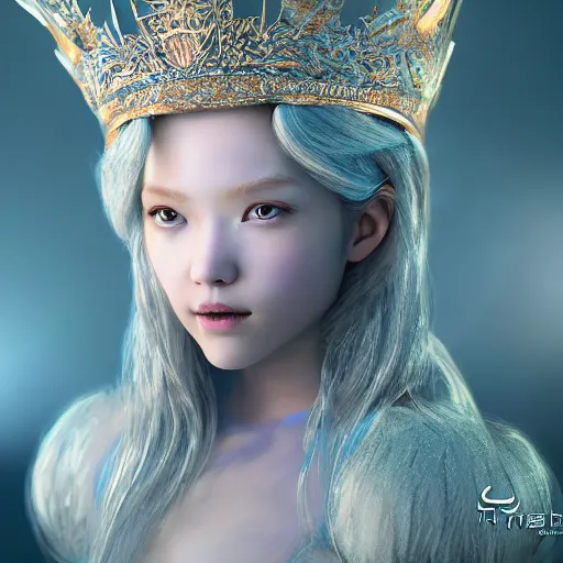 Prompt: Intricate five star Frost Princess portrait by Tooth Wu, Octane Render, HDR, high detail, Octane Engine, Volumetric Lighting, Photo realistic, hyperrealism,matte finish, high contrast, 3d depth, masterpiece, vivid and vibrant colors, enhanced light effect, enhanced eye detail,artstationhd