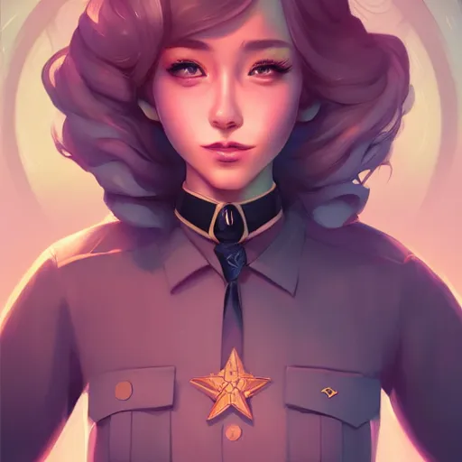 Image similar to a portrait of a beautiful cop, art by lois van baarle and loish and ross tran and rossdraws and sam yang and samdoesarts and artgerm and saruei, digital art, highly detailed, intricate, sharp focus, Trending on Artstation HQ, deviantart, unreal engine 5, 4K UHD image