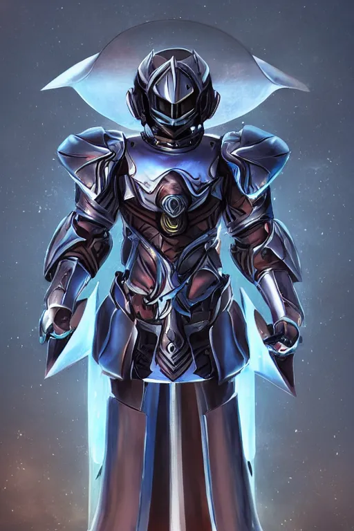 Image similar to helmet armor guardian destiny in witch queen illumination ray tracing hdr fanart arstation by sung choi robot ninja mask and eric pfeiffer and gabriel garza and casper konefal