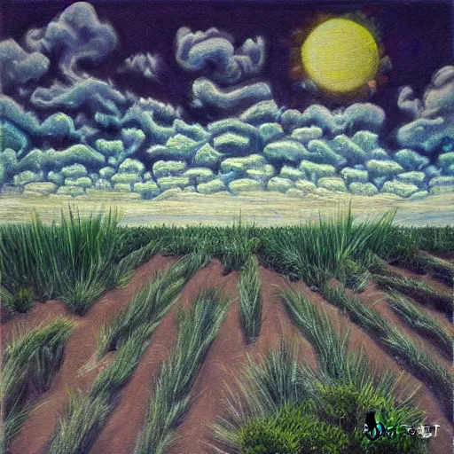 Image similar to surreal summer magnesium, art by sandra pelser