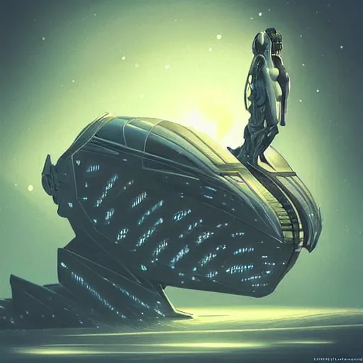 Prompt: “ futuristic god, sci fi concept art, concept art, illustration, highly detailed ”