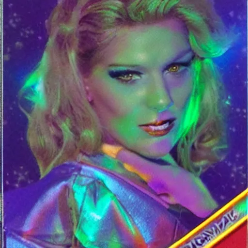 Prompt: Halloween Collectable Trading Cards Holographic HDR