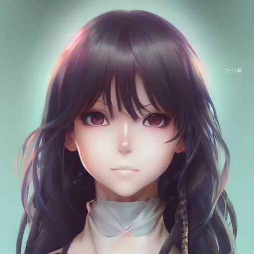 Image similar to an anime portrait of a cute girl by Stanley Artgerm Lau, WLOP, Rossdraws, James Jean, Andrei Riabovitchev, Marc Simonetti, and Sakimichan, trending on artstation