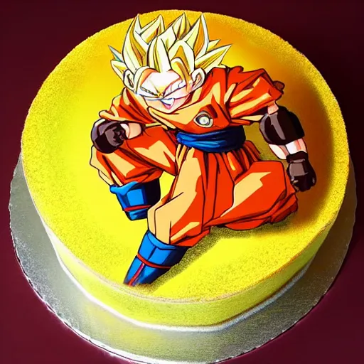 Two Tier Naruto Cake | Goku Cake | Two Tier Naruto & Dragon Ball Cake –  Liliyum Patisserie & Cafe