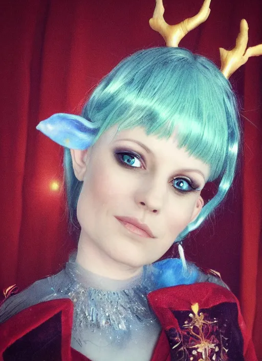 Image similar to the singer aurora as an elf