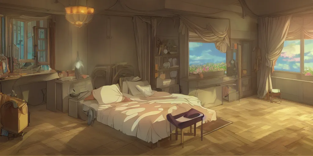 Bedroom - Anime VN Background by ombobon on DeviantArt-demhanvico.com.vn