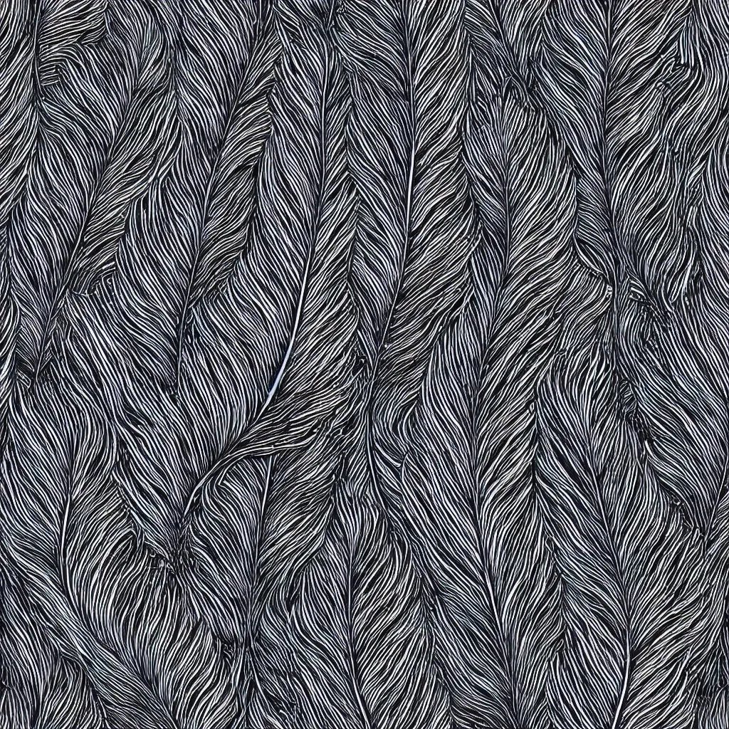 Prompt: seamless feather texture, 4k