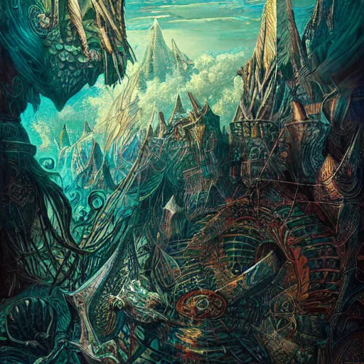 Image similar to valhalla by android jones