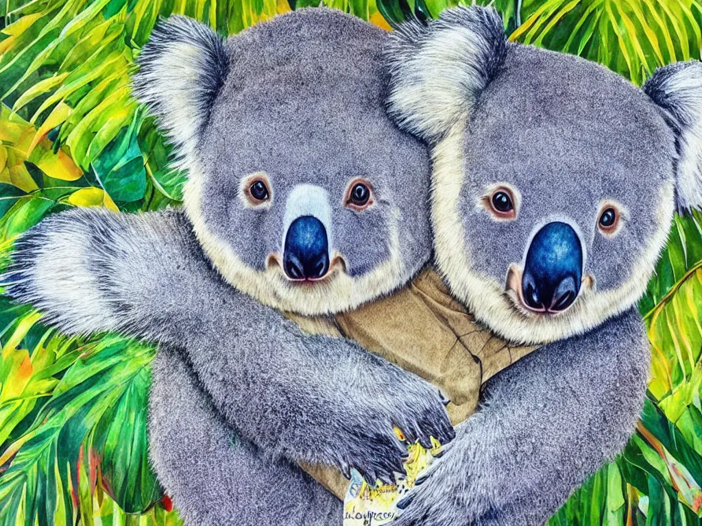 Koala Bears Lampshades, Idéal Pour Assorti Ours Koala Papier Peint &  Feuilles