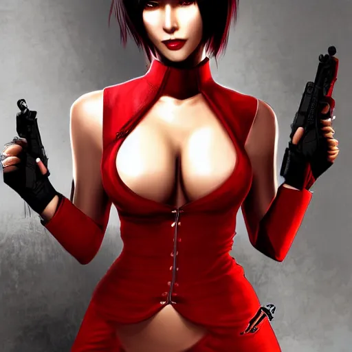 Prompt: ada wong ( resident evil ) by ksana stankevich