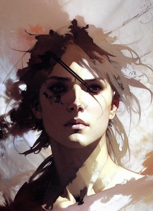 Image similar to beautiful neutral earth toned palette knife painting artwork by yoji shinkawa jeremy mann, 🤸♀, charlie bowater and magali villeneuve and alphonse mucha, gaston bussiere, craig mullins, j. c. leyendecker, by artgerm