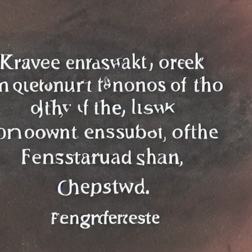 Prompt: grave quark entropic mist despiserd by few but remembered by none; these unknown knowns nonetheless permeate our cultural space. TRENDING ON FRIENDSTER