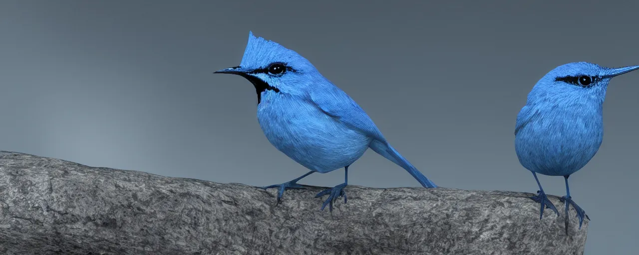 Prompt: blue wren, atmospheric, mist, epic, photorealistic, realistic, rule of thirds, extremely detailed, 4 k, 8 k, unreal engine 5 render, rim lighting, rtx, ray traced lighting, shot on 3 5 mm, film grain