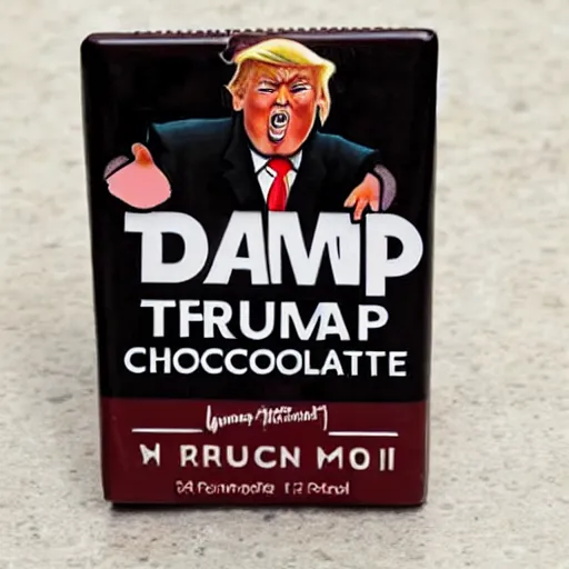 Image similar to dark chocolate trump relief