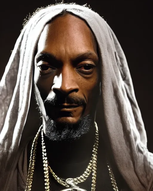 Image similar to Snoop Dogg in the role of Gandalf the Grey, film still, amazing short, 8K, IMAX, ultra detailed