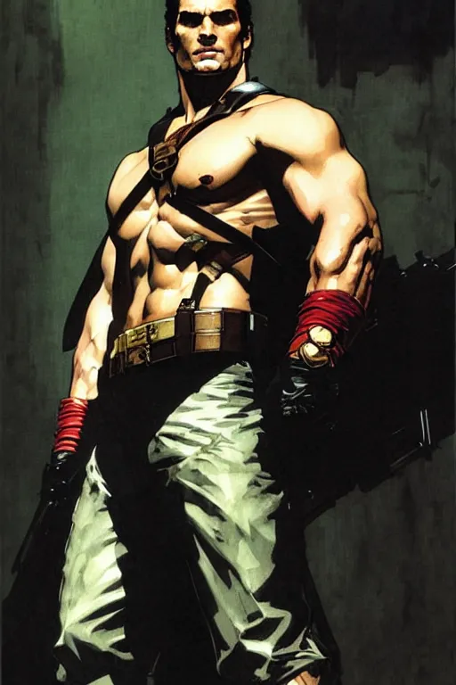 Image similar to henry cavill, painting by j. c. leyendecker, yoji shinkawa, katayama bokuyo