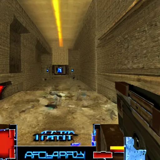 Image similar to quake iii area deathmatch, fps, video game screenshot