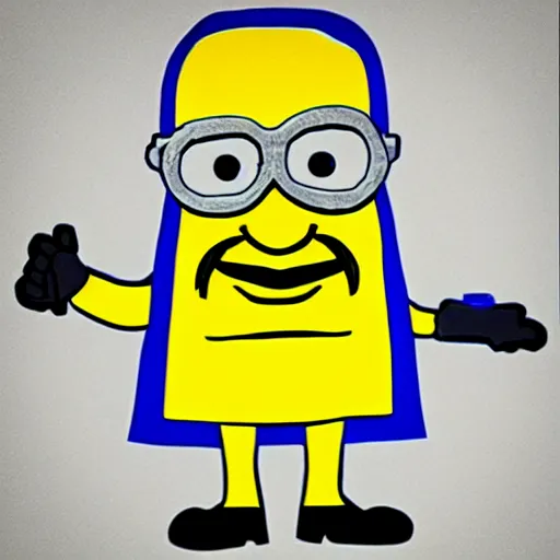 Image similar to walter white as a minion, trending on arstation