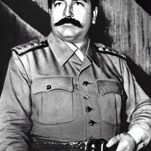 Prompt: Joseph Stalin as Pablo Escobar